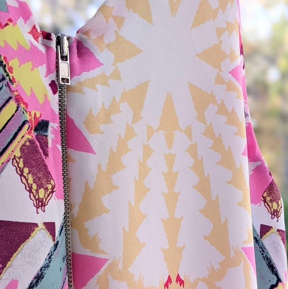 Anthropologie Everly Pink Sleeveless Shift Dress. Size Small. - Picture 8 of 16